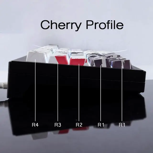 Alt view image 6 of 7 - PBT Keycaps - Side Print Keycap Set, Shine Through Custom Key caps, Japanese Keycaps Dye Sub & Double Shot, 131 Keys Cherry Profile Keyboard Keycap for Magnetic Mechanical Keyboard