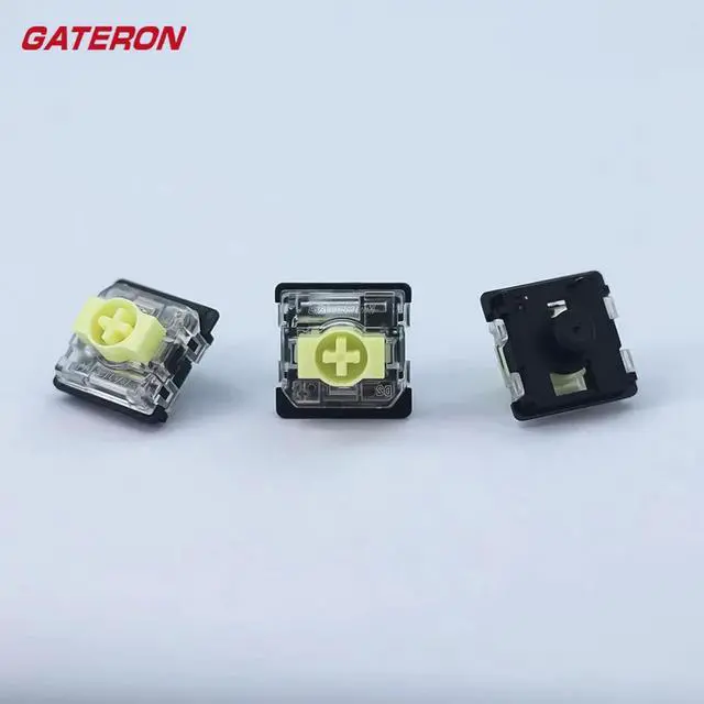 Alt view image 7 of 7 - Gateron KS-33 Banana Low Profile 2.0 Keyboard Switches - 3-Pin 65gf Tactile Switches RGB SMD,Pre-Lubed for Smooth Typing,Compatible with GATERON Ultra-Thin Keyboards only(108Pcs)