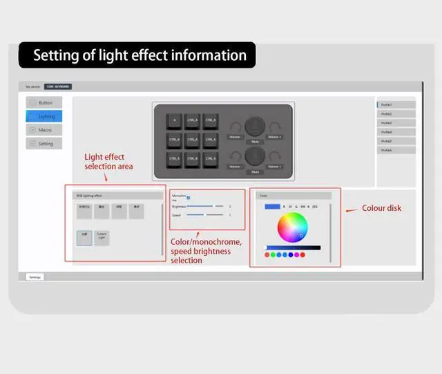 Alt view image 6 of 7 - Thewasc Wireds USB Mechanical Number Pad 17 Key Hot Swappable With RGBs Backlight And PBTs Keycaps VIA Programmable For Laptop PC