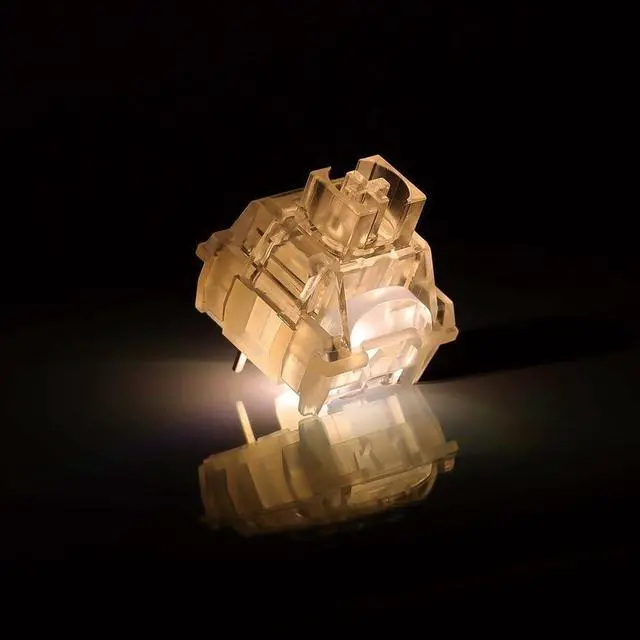 Alt view image 2 of 7 - TTC Frozen Silent V2 Switch, Transparent RGB Pre-Lubed Silent Linear Mechanical Keyboard Switch(110PCS)