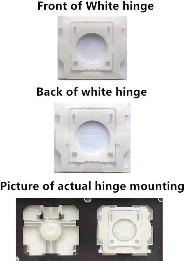 Alt view image 2 of 4 - Replacement Individual Z Key Cap and Hinges are Applicable for MacBook Pro/Air A2141 A2251 A2189 A2179 Keyboard to Replace The Z keycap and Hinge