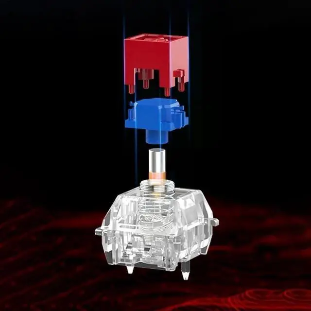 Alt view image 7 of 7 - TTC RGB Magneto Switch, Linear Pre-lubed Hall-Effect King of Magnetic Switch for Wooting/Rakka/Melgeek/APEX PRO(70PCS)