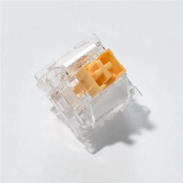 Main image of Outemu Silent Peach V3 RGB Switch, Pre-Lubed Silent Linear Transparent Switch for Custom Mechanical Keyboard(90PCS)