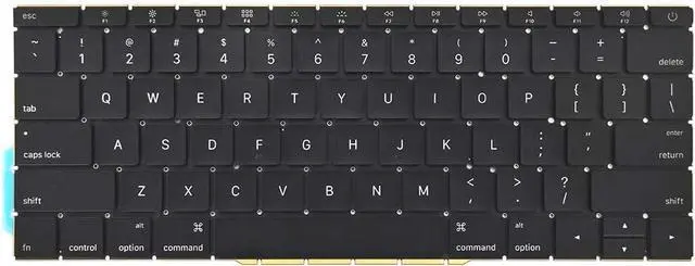 Alt view image 2 of 5 - ICTION New Replacement US Layout Keyboard for MacBook Pro 13" inch A1708 Keyboard Late 2016 mid 2017 Year