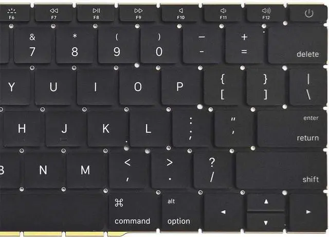 Alt view image 4 of 5 - ICTION New Replacement US Layout Keyboard for MacBook Pro 13" inch A1708 Keyboard Late 2016 mid 2017 Year