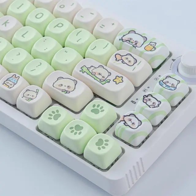 Alt view image 7 of 7 - JOMKIZ 140 Keys PBT Keycaps,MOA Profile Keycaps Dye Sublimation Customized ANSI Layout Keycaps Set Compatible with Cherry MX Switches Mechanical Keyboards