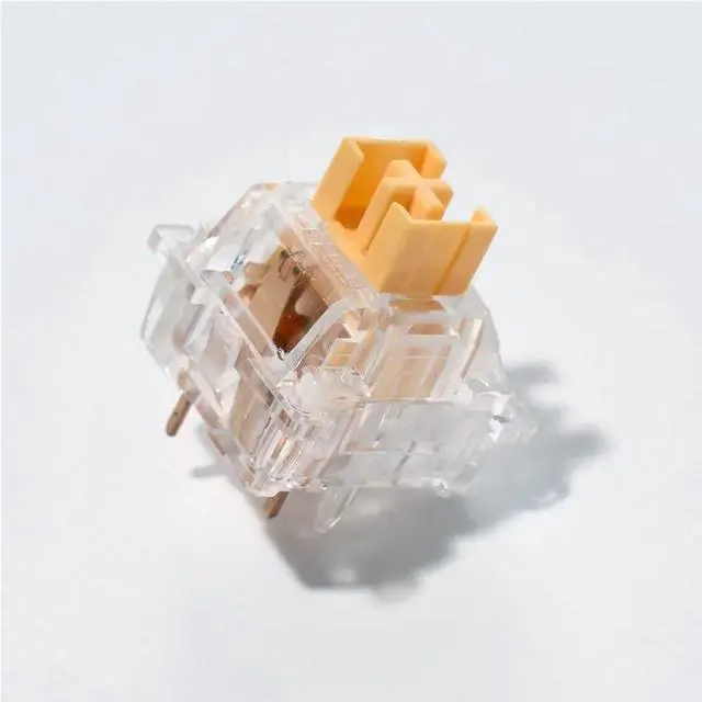 Alt view image 3 of 7 - Outemu Silent Peach V3 RGB Switch, Pre-Lubed Silent Linear Transparent Switch for Custom Mechanical Keyboard(90PCS)