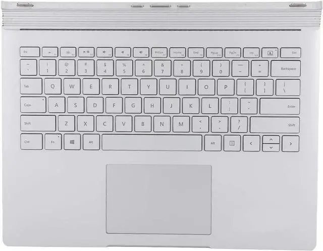 Main image of Multifunctional Keyboard for Surface Book 1 1704 1705, Replacement Silver Keyboard for Notebook Laptop, Portable Keyboard with Good Compatibility, Sensitive to Touch