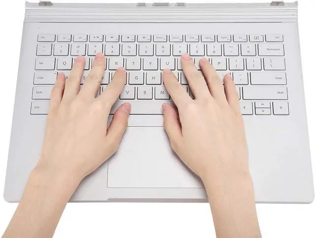 Alt view image 7 of 7 - Multifunctional Keyboard for Surface Book 1 1704 1705, Replacement Silver Keyboard for Notebook Laptop, Portable Keyboard with Good Compatibility, Sensitive to Touch