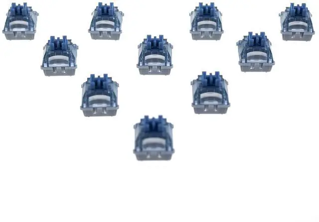 Alt view image 3 of 7 - GK GAMAKAY Pegasus V2 Silent Tactile Switch With LED Diffuser for Backlit Mechanical Keyboard - 5 Pin Pre-lubed for DIY Gaming (70Pcs)