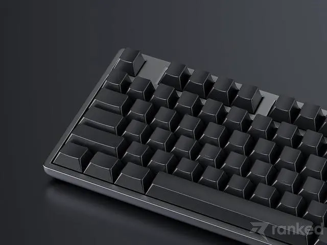 Alt view image 3 of 7 - Ranked POM Jelly Premium Translucent Keycap Set | 1.45 mm Thick POM | Cherry Profile for Custom Mechanical Keyboard (Black Ink, 169 Keys)