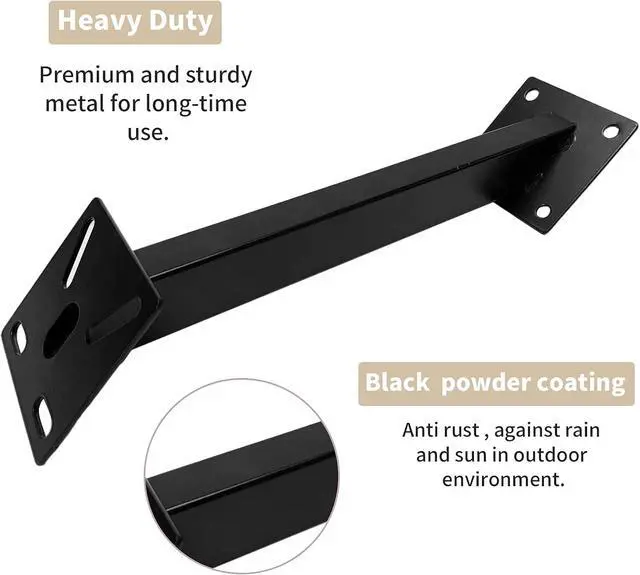 Alt view image 4 of 7 - Keypad Mounting Post Bracket Heavy-Duty Universal Pedestal Mount Ghost Controls Gooseneck for Keypads on Automatic Gate Opener Systems, 14.6" 1-Pack for Car