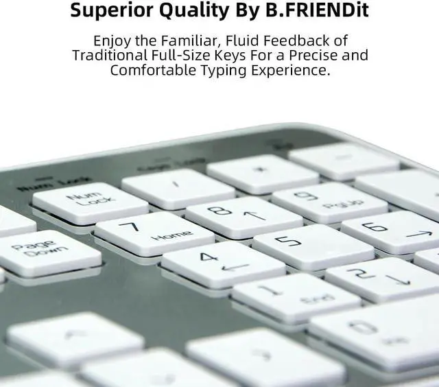 Alt view image 4 of 7 - B.FRIENDit Wired USB Keyboard with Cover/Protector Skin, Low-Profile Flat Keyboard with US Layout (QWERTY), Durable Ultra-Slim Quiet Computer Keyboard for PC Windows 11/10 / 8/7 / XP/Vista - Pink