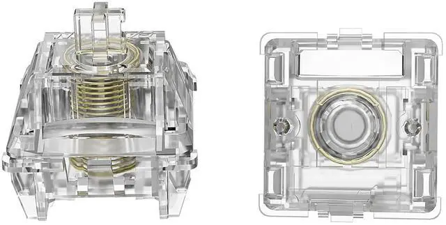 Main image of GATERON Magnetic Jade Max Keyboard Switches, Linear Factory Pre-lubed Fully Transparent Gold-Plated Spring Permanent Magnet Freely Setting Pre-Travel Key Switches for Magnetic Gaming Keyboard(90PCS)