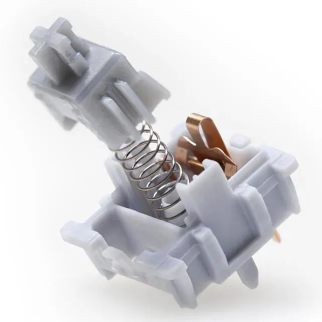 Alt view image 6 of 6 - KPREPUBLIC Gateron 0° Silent Switch Linear Zero Degree 0 Degree Switch MX Stem for Gaming Mechanical Keyboard Double Rail Silent Pad