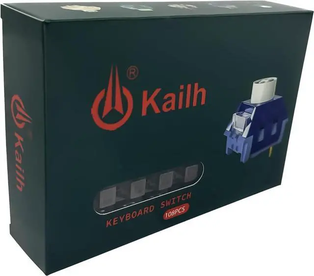 Alt view image 5 of 5 - Kailh Box Brown Switches for Mechanical Keyboard,3-Pin 45gf Tactile/Factory Lubed/Dust&Waterproof Switches(Kailh Box Brown,108Pcs)