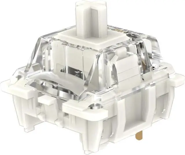 Main image of Gateron G White Clear Pro 3.0 Switches Pre-lubed 3pin RGB SMD Linear for Gaming Mechanical Keyboard (72Pcs, Pro White 3.0)