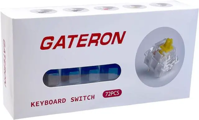 Alt view image 6 of 6 - Gateron G White Clear Pro 3.0 Switches Pre-lubed 3pin RGB SMD Linear for Gaming Mechanical Keyboard (72Pcs, Pro White 3.0)