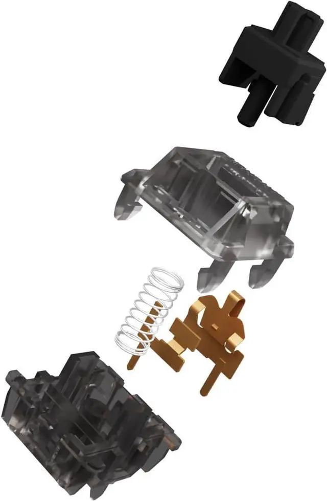 Alt view image 3 of 5 - Gateron Ink Black v2 Switches 5pin RGB Linear Switch for DIY Mechanical Keyboards (72PCS, Black Ink)