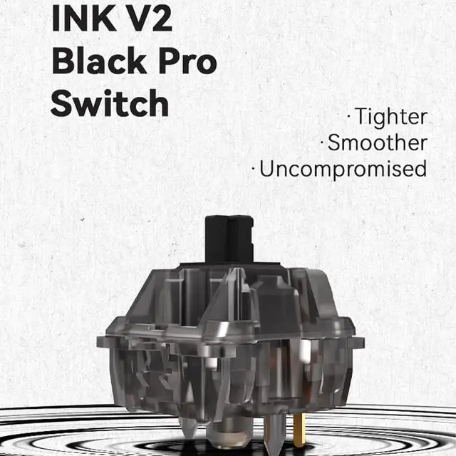 Alt view image 4 of 5 - Gateron Ink Black v2 Switches 5pin RGB Linear Switch for DIY Mechanical Keyboards (72PCS, Black Ink)