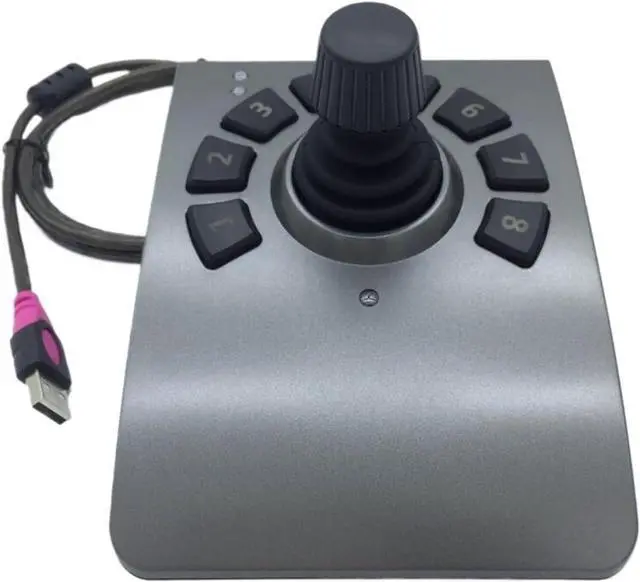 Alt view image 3 of 7 - Joystick Controller Desktop SMC71 Joystick Keyboard USB HID Protocol Driver-free Three-axis Joystick USBJoystick Safe Maneuvering