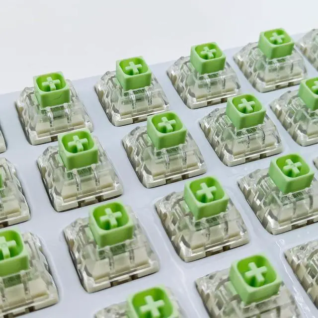 Alt view image 4 of 5 - Zjmehty Kailh Box Jade Switches for Mechanical Gaming Keyboard,3-Pin 50gf Clicky/lubed/Dust&Waterproof Switches(90Pcs,Kailh Box Jade)