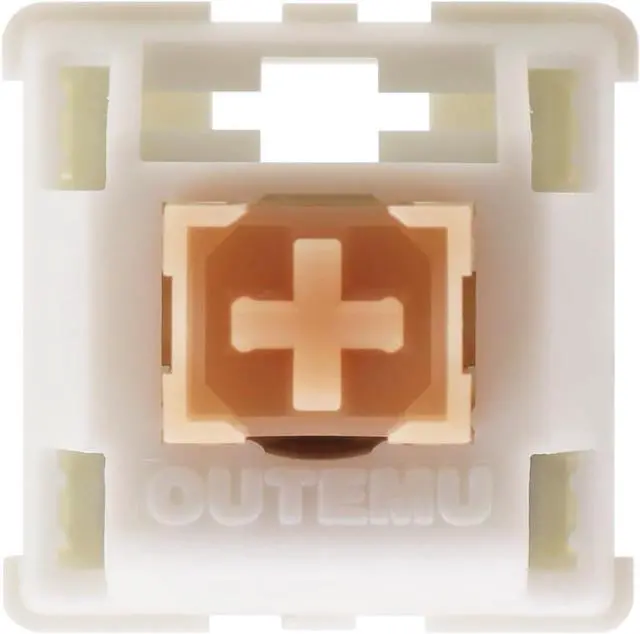 Alt view image 3 of 7 - Outemu Cream Yellow Pro V2 Switch, 5Pin Pre-Lubed Silent Tactile Switch for Custom Mechanical Keyboard(110PCS)