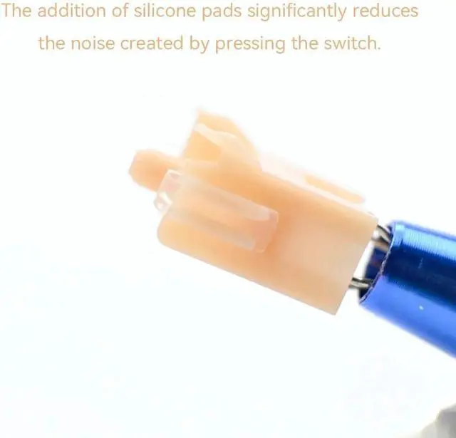 Alt view image 5 of 7 - Outemu Cream Yellow Pro V2 Switch, 5Pin Pre-Lubed Silent Tactile Switch for Custom Mechanical Keyboard(110PCS)