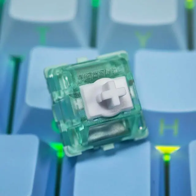 Alt view image 5 of 7 - Gateron Magnetic Jade Pro Switch RGB Linear HiFi Pre Lubed 36g POM PC PA66 Hall Hall Sensor Effect for Magnetic Keyboard Gaming Office (70)