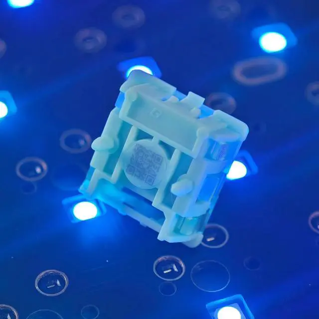 Alt view image 7 of 7 - Gateron Magnetic Jade Pro Switch RGB Linear HiFi Pre Lubed 36g POM PC PA66 Hall Hall Sensor Effect for Magnetic Keyboard Gaming Office (70)