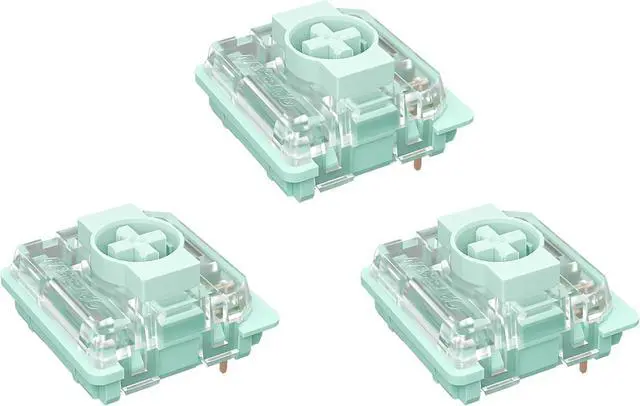 Main image of Zjmehty GATERON KS-33 Low Profile Jade 2.0 Switches for MX Mechanical Keyboard,3 Pin/65gf Tactile/RGB LED/Factory Pre-lubed Switches(108Pcs)