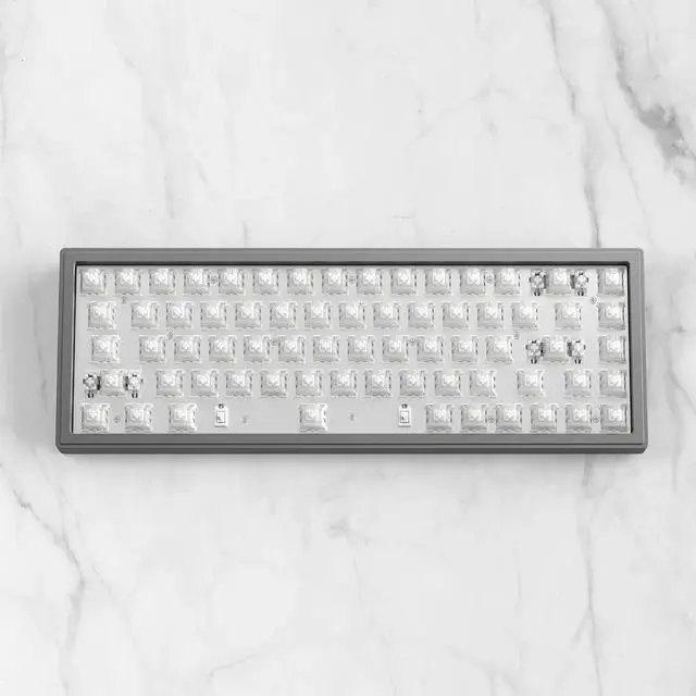 Main image of DrunkDeer G65 Rapid Trigger Mechanical Keyboard Magnetic Switch Aluminum Case USB Wired TKL Compact 82Keys RGB No Keycap,Space Grey