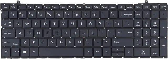 Alt view image 2 of 6 - Qinrenxiang Replacement Keyboard for HP ProBook 450 G9/455 G9/455R G9 (HSN-Q34C-4) - USB, Mechanical, Backlit, QWERTY, Ambidextrous