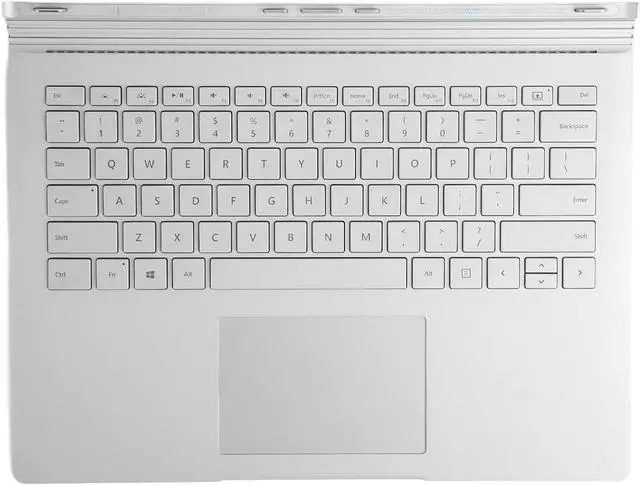 Main image of Replacement Keyboard for Book 1, 1704 Aluminum Alloy Quick Response Keyboard with Touchpad for Book 1, Silver