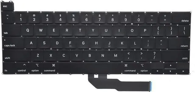 Alt view image 2 of 7 - Padarsey Replacement Backlight Backlit Keyboard Compatible with MacBook Pro 13 inch A2251 Released 2020 US Layout+Keyboard Screws+Screwdriver