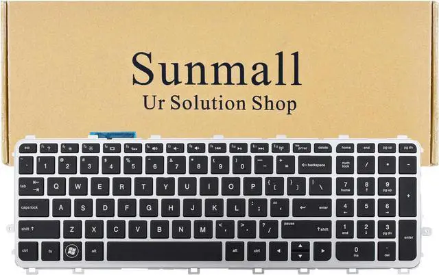 Main image of SUNMALL Laptop Backlit Keyboard Replacement Compatible with HP Envy 15-J000 15T-J100 15Z-J100 15-Q 15T-Q 17-J 17T-J000 17T-J100 M7-J.Touchsmart M6-N US Layout with Backlight