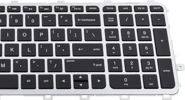 Alt view image 5 of 7 - SUNMALL Laptop Backlit Keyboard Replacement Compatible with HP Envy 15-J000 15T-J100 15Z-J100 15-Q 15T-Q 17-J 17T-J000 17T-J100 M7-J.Touchsmart M6-N US Layout with Backlight