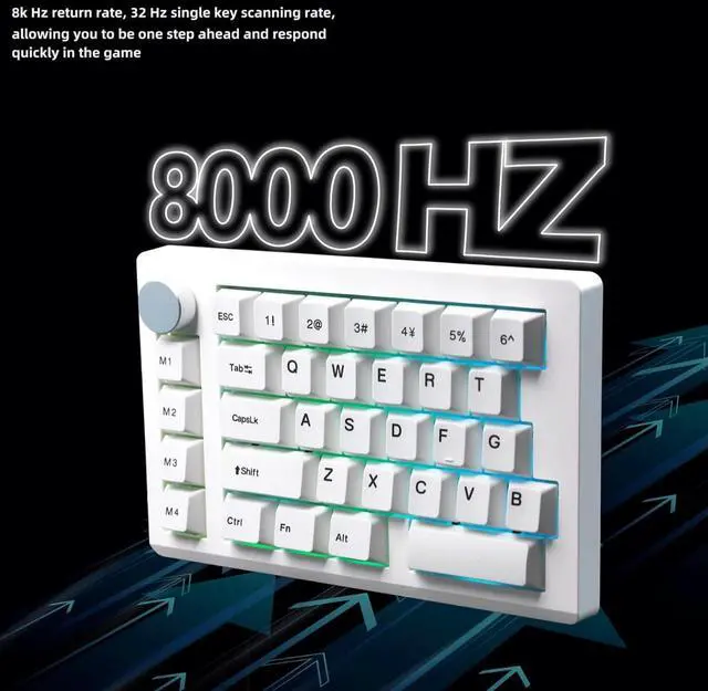 Alt view image 2 of 7 - Obotsnoi Resilient ABS Mechanical Keyboard For Enthusiasts Featuring Fast Switches And Effects Resilient ABS Keyboard For Esports