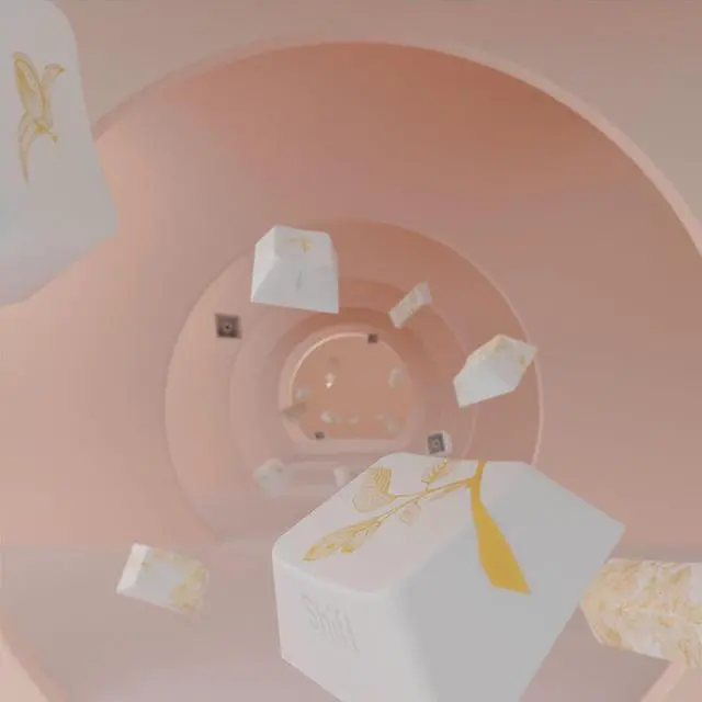 Alt view image 4 of 7 - 146/136Keys Keycaps Customs Platinums Embroidery Keycap Set Side Print Backlit Caps for Mechanical Keyboard Side Print Keycap