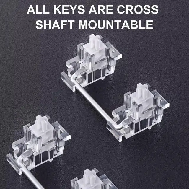 Alt view image 6 of 7 - Clear PC Keycaps Set Cartoon Backlit Keycap120Key Caps for MX Switches Mechanical Keyboards Full Keycap Set