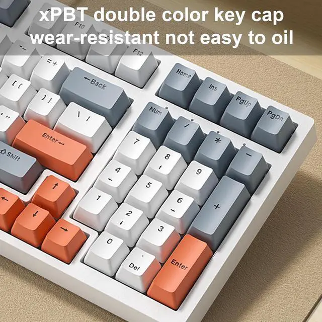 Alt view image 7 of 7 - ZHENZQ Portable 98Keys Gaming Keyboard with LED Backlights Shaft Components Ergonomic Keyboard for Intensely PC Gameplays