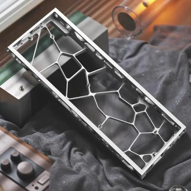 Alt view image 2 of 7 - Ventilated Aluminum Keyboard Housing Case For MAD60/WIN60 Keyboards Shockproof & Multi Color Option Hollow Mechanical Keyboard Shell