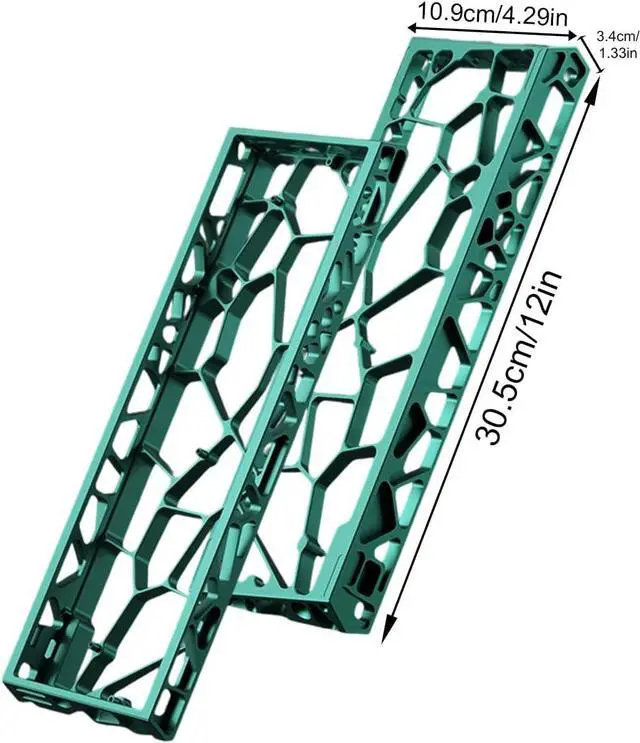 Alt view image 7 of 7 - Ventilated Aluminum Keyboard Housing Case For MAD60/WIN60 Keyboards Shockproof & Multi Color Option Hollow Mechanical Keyboard Shell