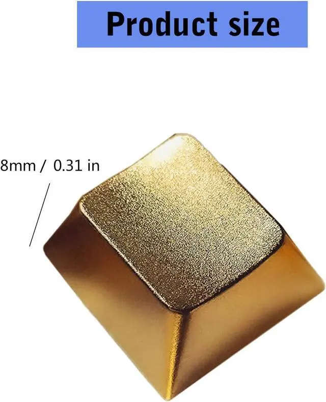 Alt view image 5 of 7 - Alloy Keycap for Mechanical Keyboard Keycaps 15Pieces Set for Gamers and Typists Mechanical Keyboard Keycaps