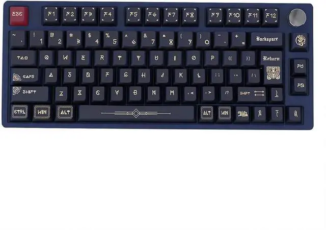 Alt view image 4 of 7 - 142Key Ruins Keycaps Original Height Dye Sublimation Process Keycap for Mechanical Keyboards Switches Ancient Ruins Keycaps