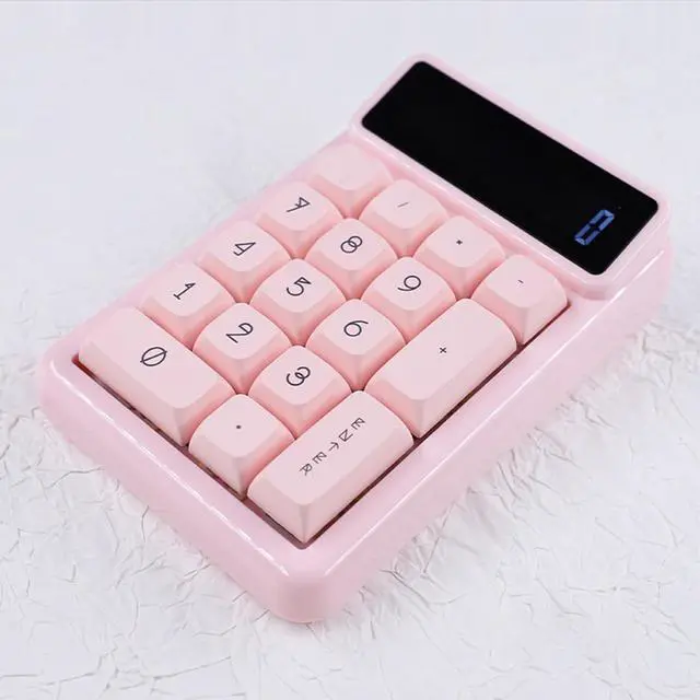Alt view image 7 of 7 - KM17 Ergonomic Numeric Keypad with Auto Sleep 17Keys Mechanical Keyboard Hot Swappable Mechanism for Customization