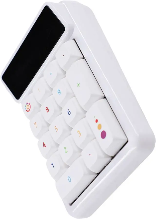 Main image of KM17 Ergonomic Numeric Keypad with Auto Sleep 17Keys Mechanical Keyboard Hot Swappable Mechanism for Customization