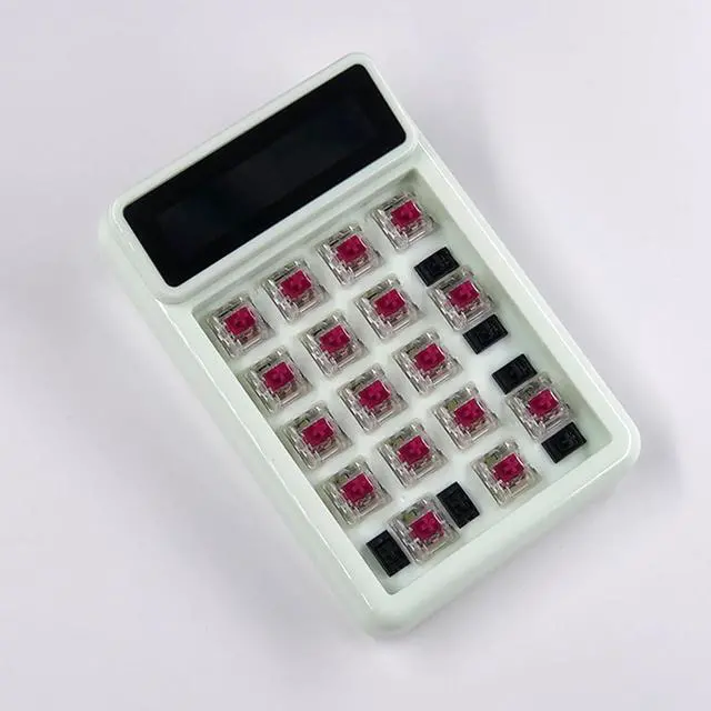 Alt view image 7 of 7 - CAUNLA 17Keys Numpad Mechanical Numeric Keyboard Hot Swappable with Calculator Auto Sleep Function for Office Professional