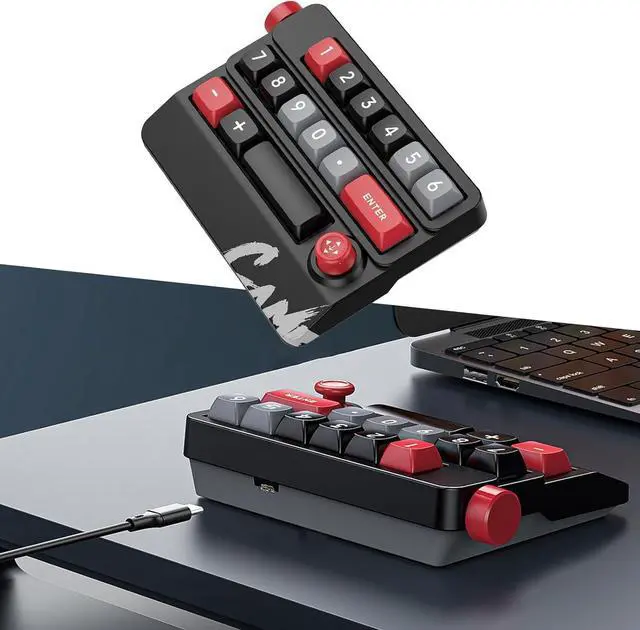 Alt view image 2 of 7 - uikios Control Mechanical Keyboard Backlit Hot Swappable Corded Game Keyboards Programmable