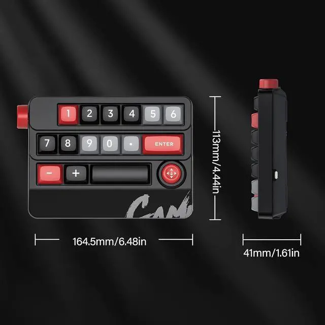 Alt view image 7 of 7 - uikios Control Mechanical Keyboard Backlit Hot Swappable Corded Game Keyboards Programmable